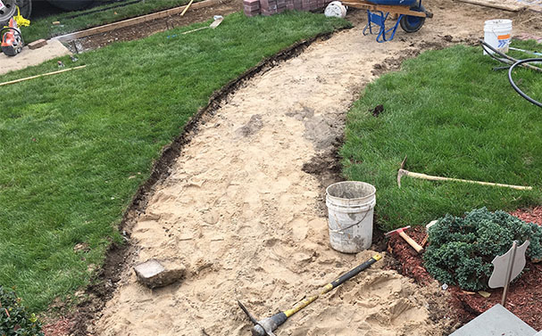 New masonry walkway Project