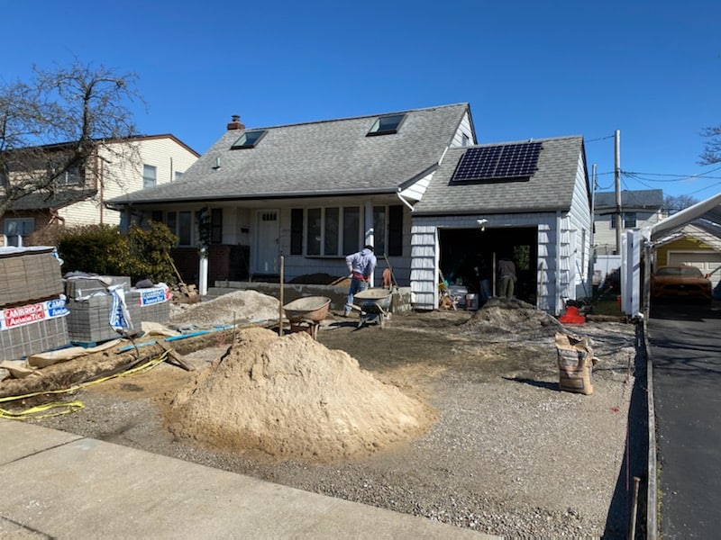 Front of house shingles